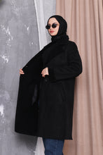 Load image into Gallery viewer, Kadın Oversize Süet Deri Ceket
